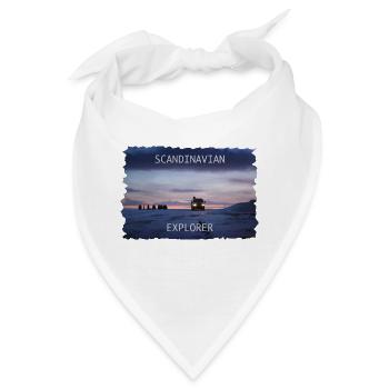 Scandinavian Explorer Iceland Norway - Bandana - Weiß - Vorne