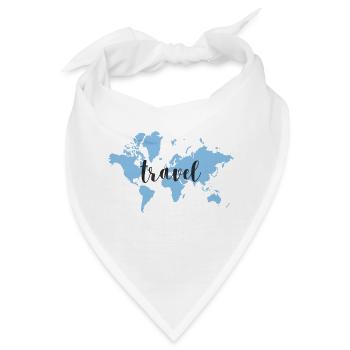 travel - Bandana - Weiß - Vorne