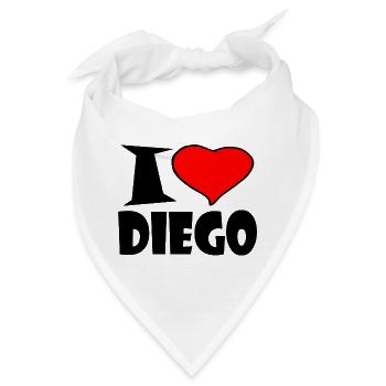 DIEGO - Bandana - Weiß - Vorne