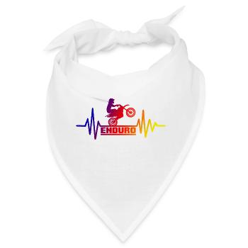 ENDURO 11 - Bandana - Weiß - Vorne