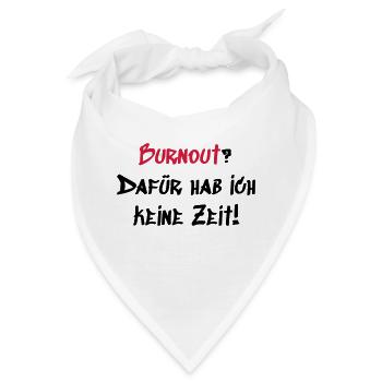 Burnout - Bandana - Weiß - Vorne