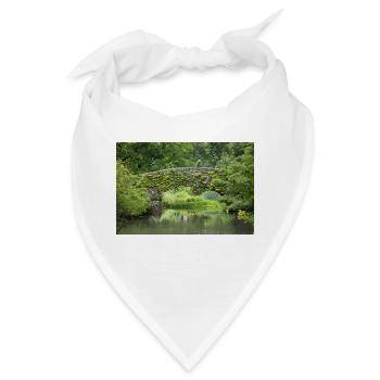 New York Gapstow Bridge Central Park Manhattan - Bandana - Weiß - Vorne