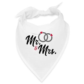 Ehepaar - Bandana - Weiß - Vorne