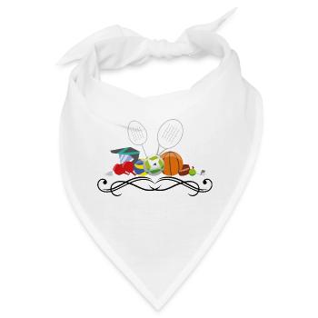 Sport - Bandana - Weiß - Vorne