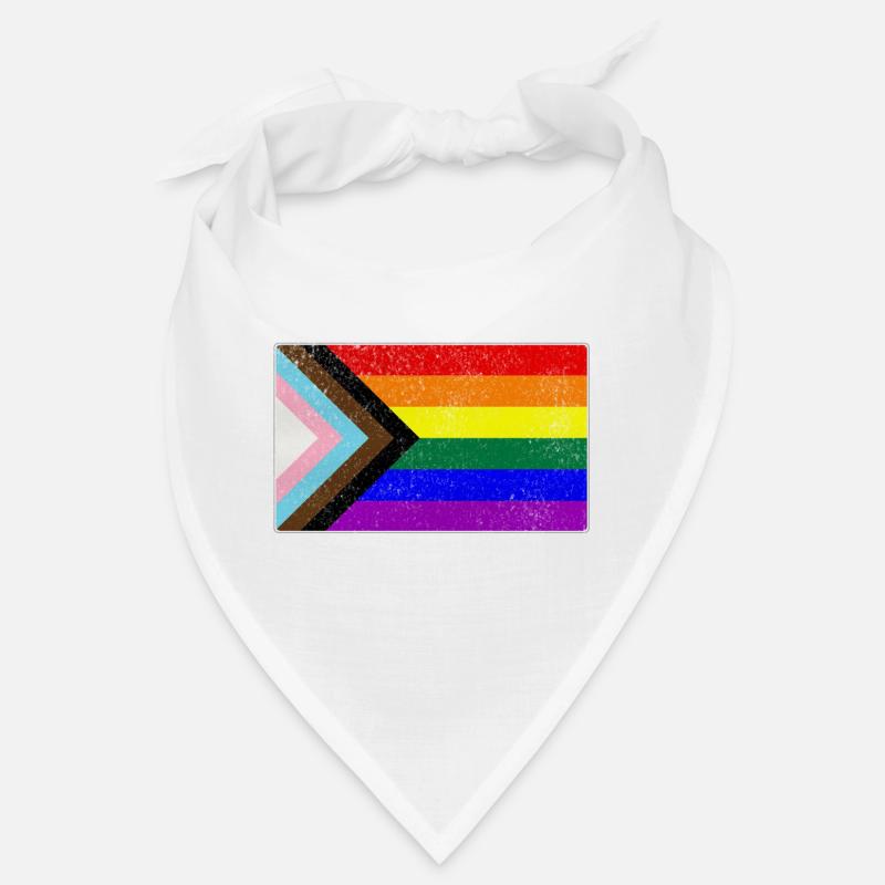 Distressed Progress LGBTQ Pride Flag Bandana