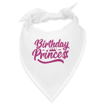 Birthday princess - Bandana - Weiß - Vorne