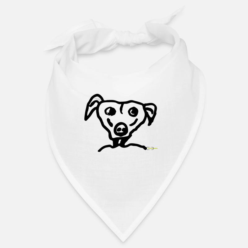 Dog head drawing SW Bandana
