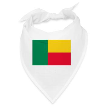 Benin-Flagge - Bandana - Weiß - Vorne