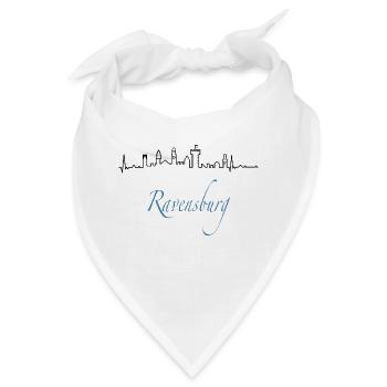 Ravensburg Lebt - Bandana - Weiß - Vorne