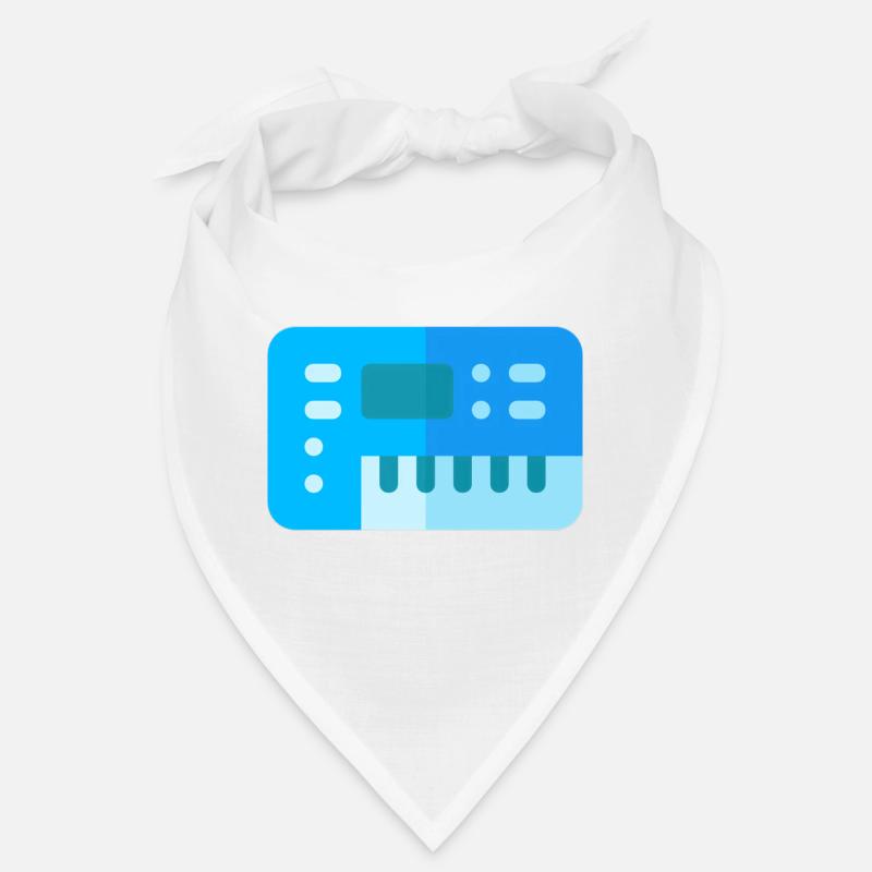 synthesizer - Bandana - white