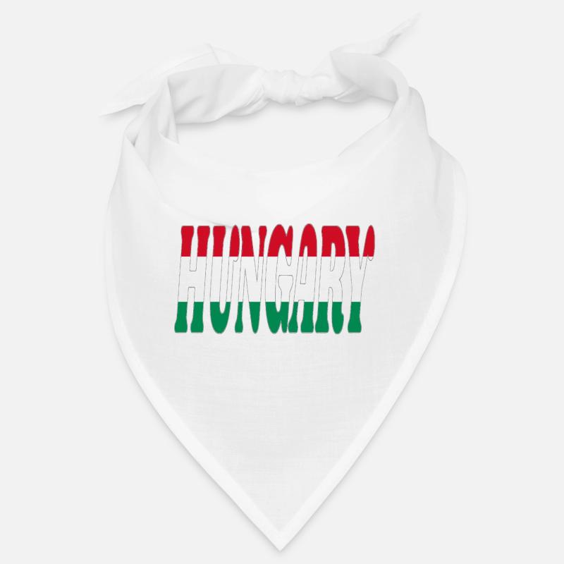 Hungary - Bandana - Weiß