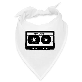 Mixtape Kassette Tape - Bandana - Weiß - Vorne