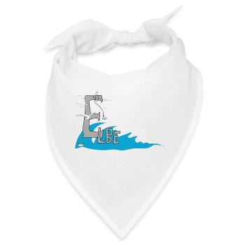 Elbe - Bandana - Weiß - Vorne