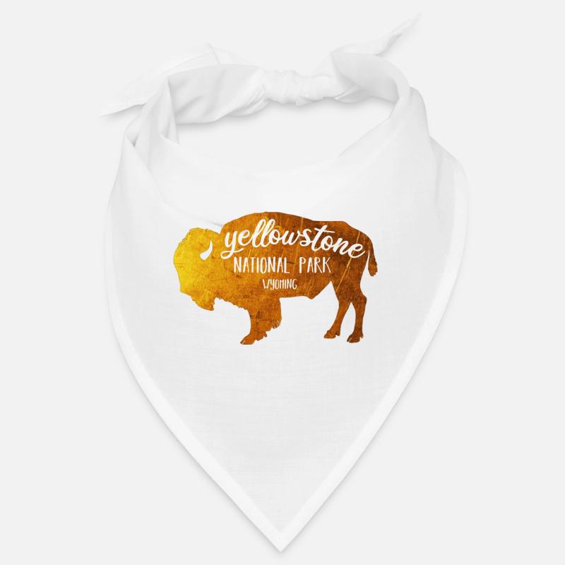 Yellowstone Bison Goldfarbe Bandana