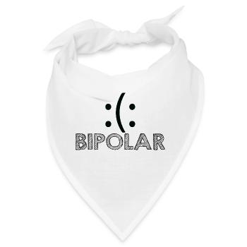 Bipolar Mental Health - Bandana - Weiß - Vorne