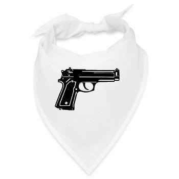 DIE KANONE - Bandana - Weiß - Vorne