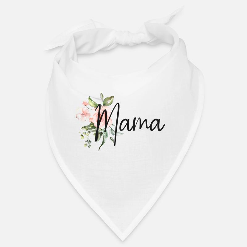 Maman Impression de fleurs Bandana