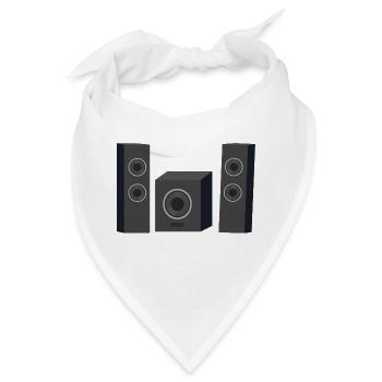 Lautsprecher Boxen - Bandana - Weiß - Vorne