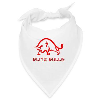 bulle rot - Bandana - Weiß - Vorne