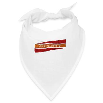 Der Sport - Bandana - Weiß - Vorne