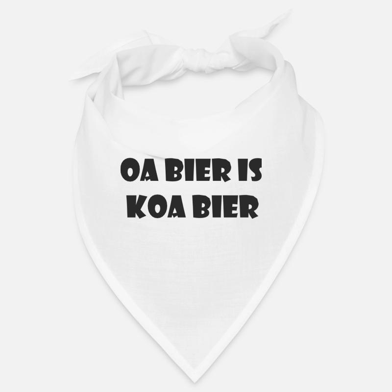 Cooler Bier Spruch Bandana