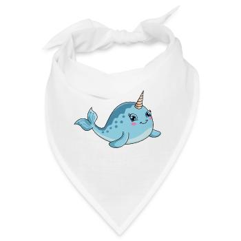 Narwal - Bandana - Weiß - Vorne
