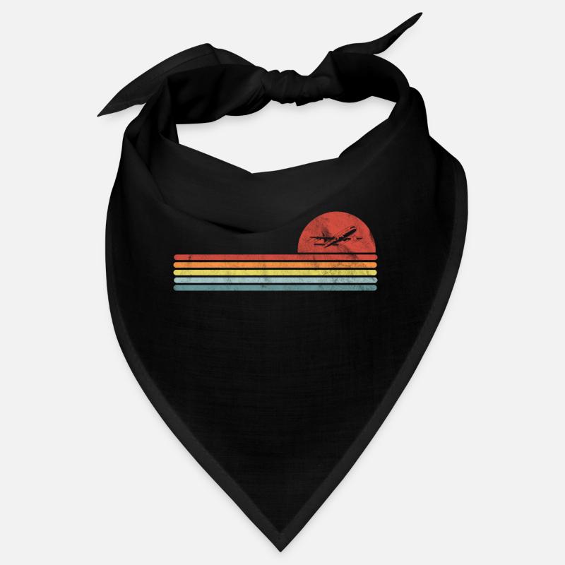 Retro Vintage Airplane Plane Spotter Pilot Bandana