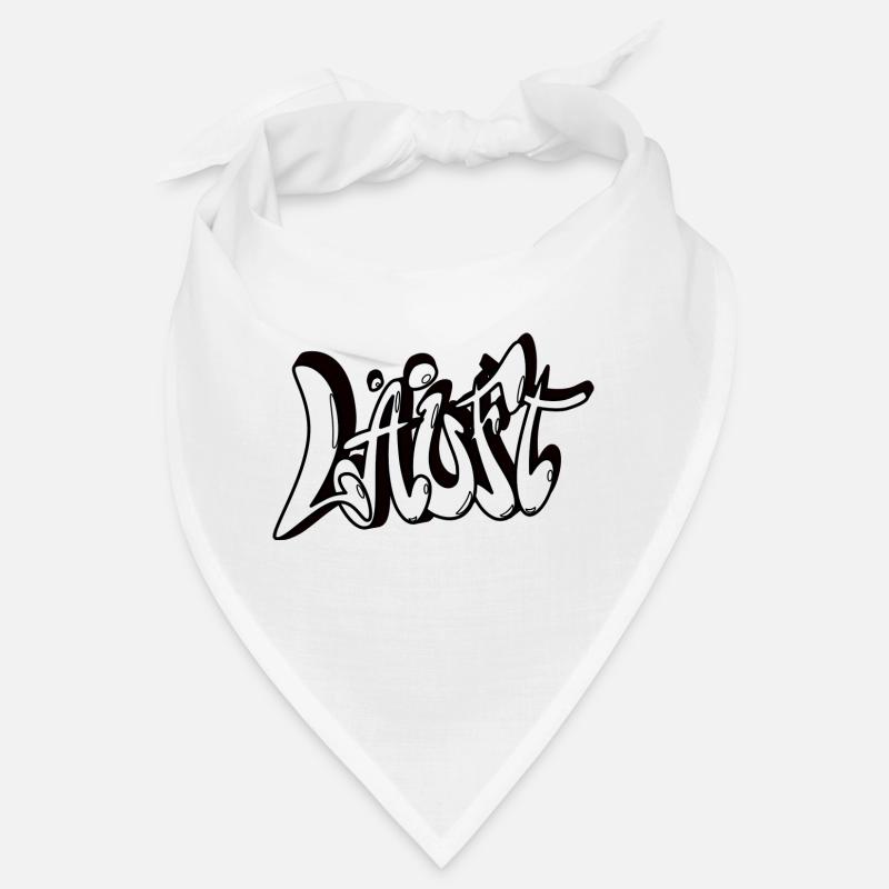 LÄUFT Graffiti transparent Bandana