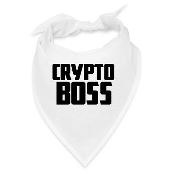 Crypto Boss - Bandana - Weiß - Vorne
