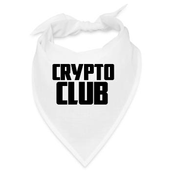 Crypto Club - Bandana - Weiß - Vorne