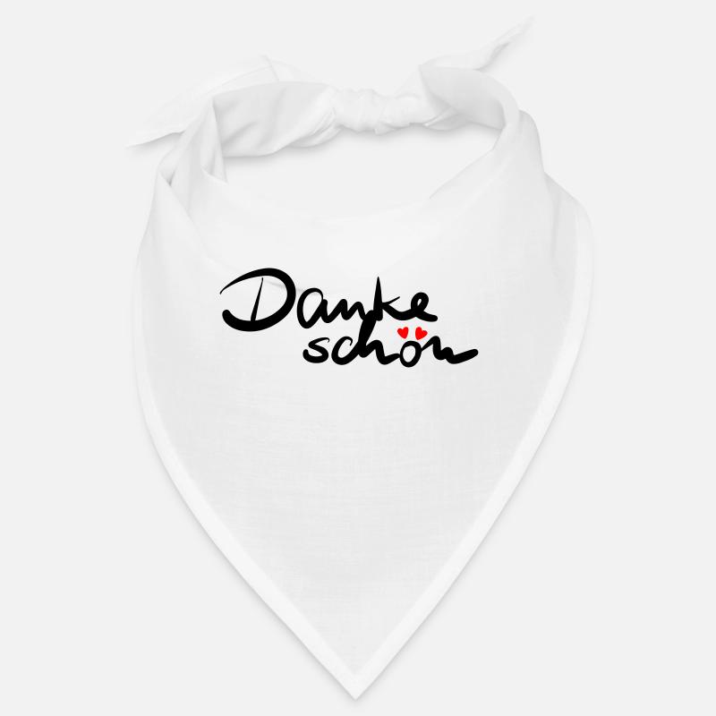 Dankeschön - Bandana - Weiß