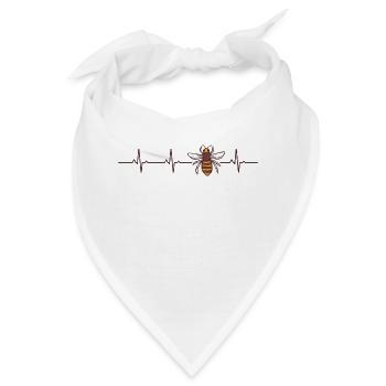 Imker Bienenzüchter Bienenzucht Geschenk - Bandana - Weiß - Vorne