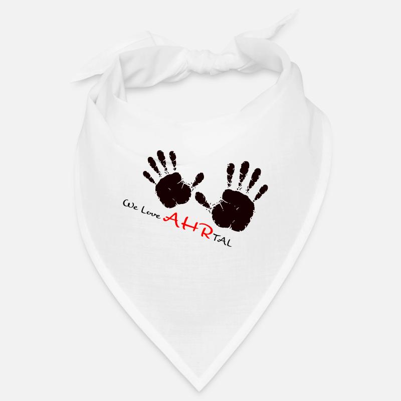 We Love Ahrtal - Bandana - Weiß