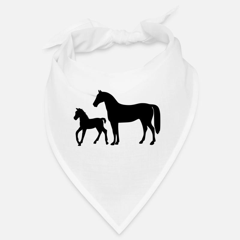 Pferd mit Fohlen Bandana