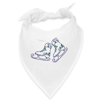 Schlittschuhe - Bandana - Weiß - Vorne