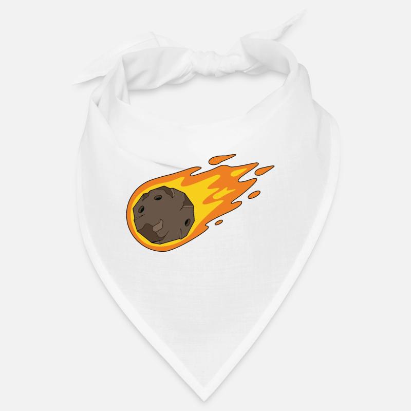 Asteroid Comet - Bandana - white
