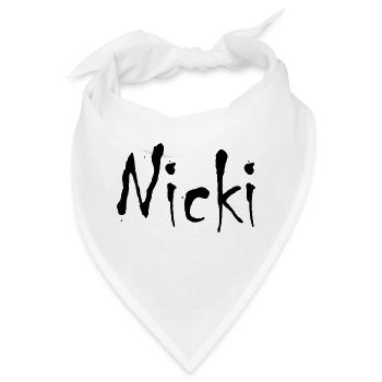 nicki - Bandana - Weiß - Vorne