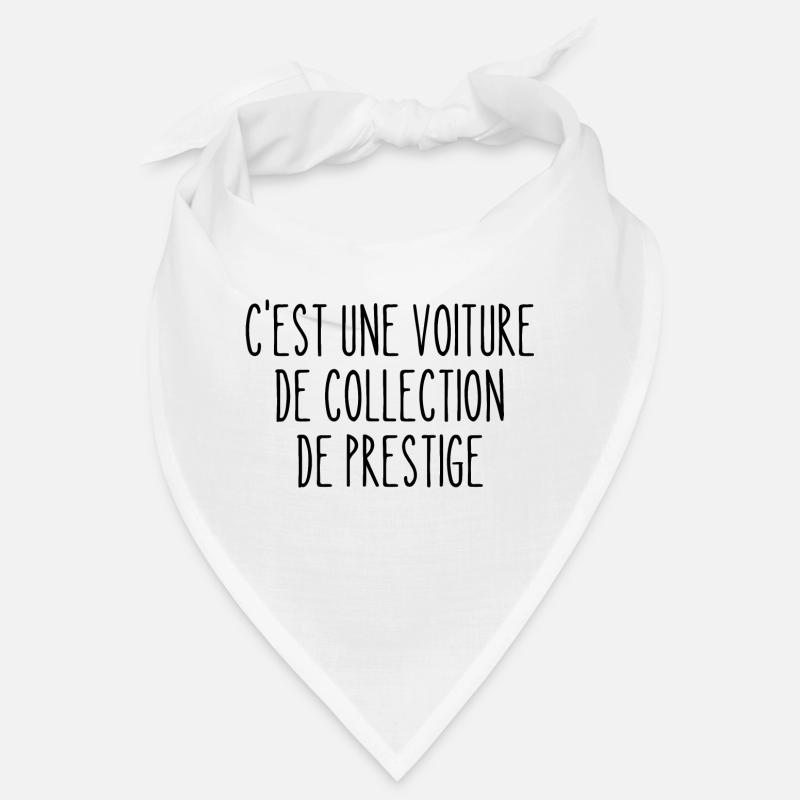 c'est une voiture de collection de prestige - Bandana - blanc