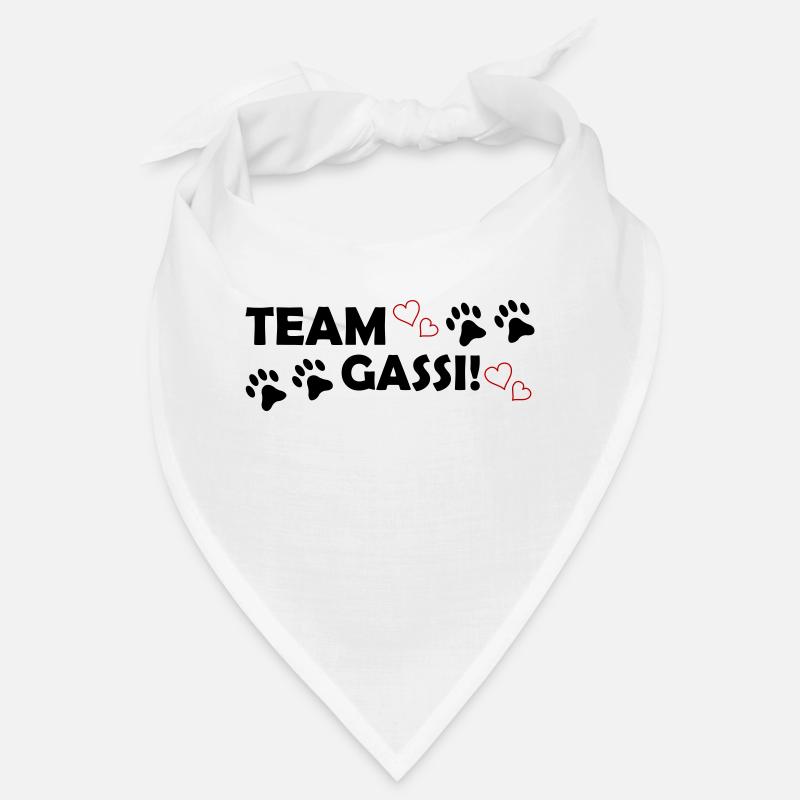 Team Gassi - Bandana - Weiß