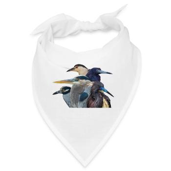 Reiher - Bandana - Weiß - Vorne