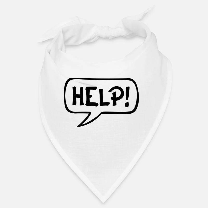 Comic Sprechblase HELP Bandana