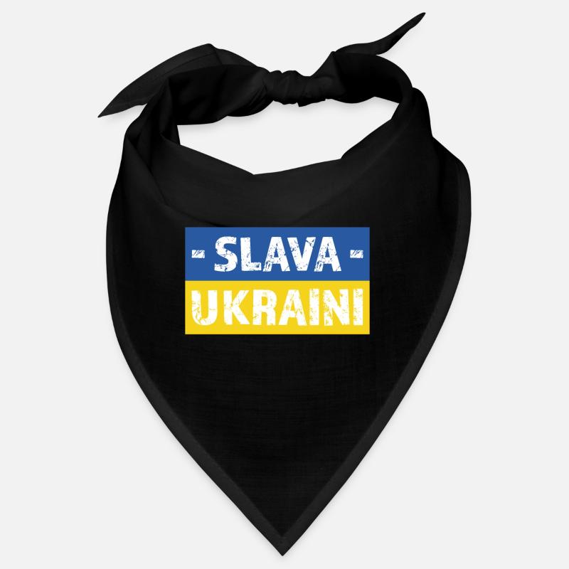Slava Ukraini drapeau ukrainien Bandana