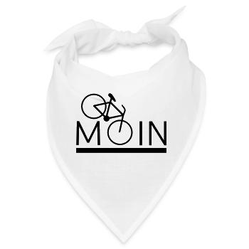 MOIN Fahrrad Mountainbike Radeln Sport - Bandana - Weiß - Vorne