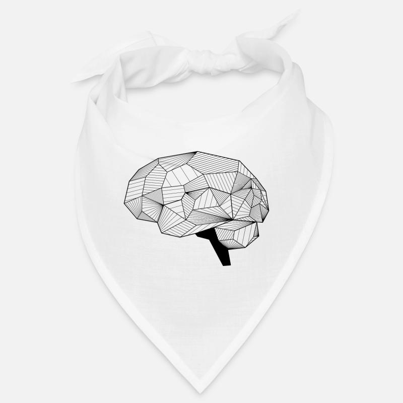Brain - Bandana - white