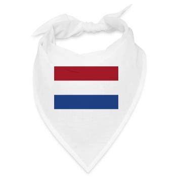 Flagge Niederlande (Holland) / Holland Flagge - Bandana - Weiß - Vorne