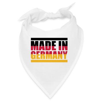 Made in Germany - Bandana - Weiß - Vorne