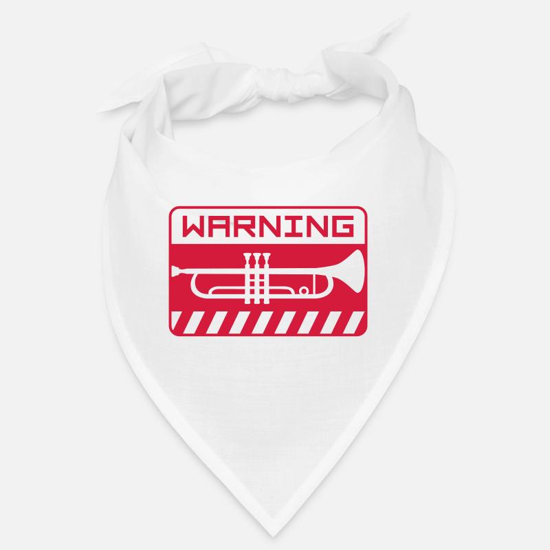 Vorsicht Trompete Schild Bandana