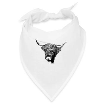 Auerochse - Bandana - Weiß - Vorne
