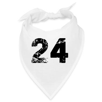 24 - Bandana - Weiß - Vorne