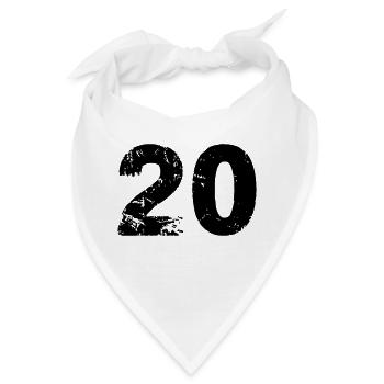20 - Bandana - Weiß - Vorne